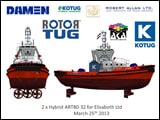 Aspin Kemp & Associates (AKA) Partners with KOTUG International to Deliver Two Hybrid Advanced Rotor®tugs