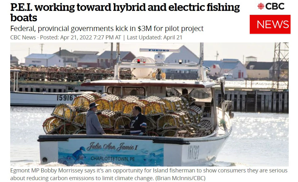 CBC News Electric Fishing Boat April 22 1 