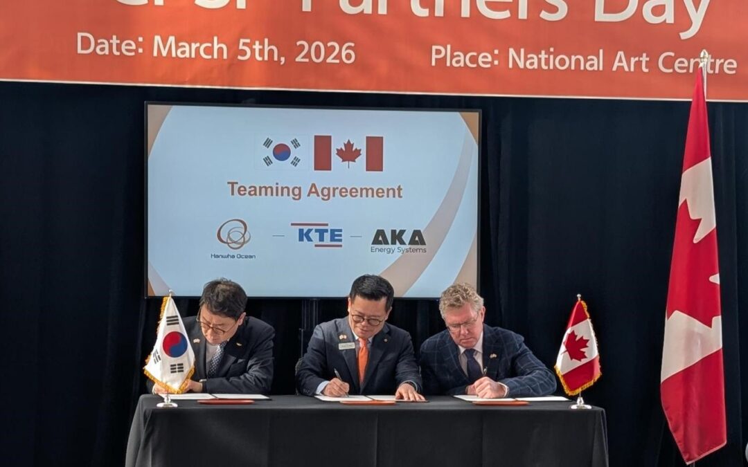 AKA Energy Systems Signs Teaming Agreement with Hanwha Ocean and KTE